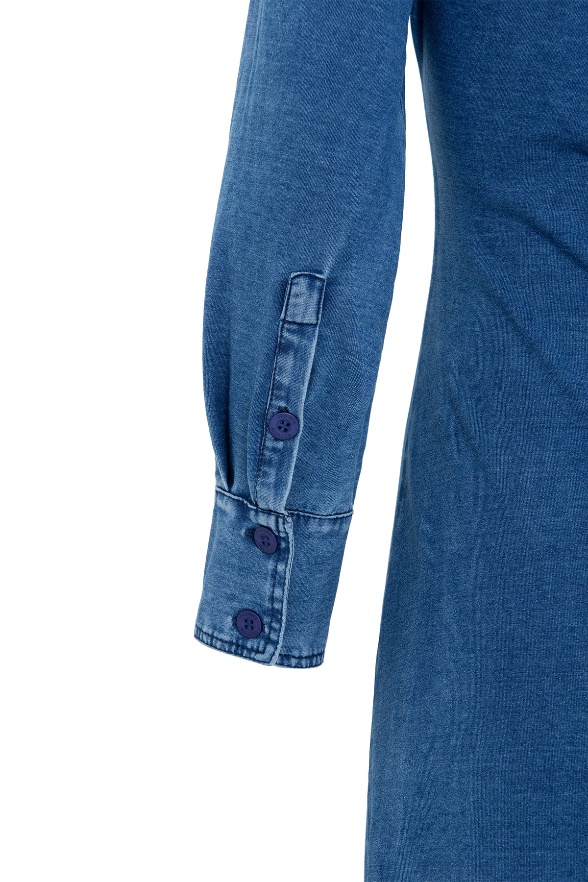 Vestido Denim Camisa Desconstruída