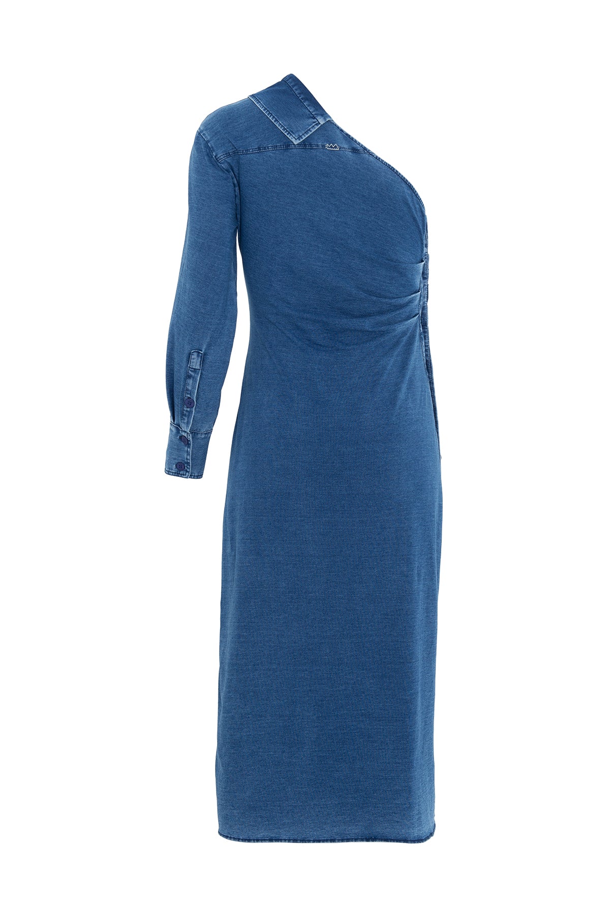 Vestido Denim Camisa Desconstruída