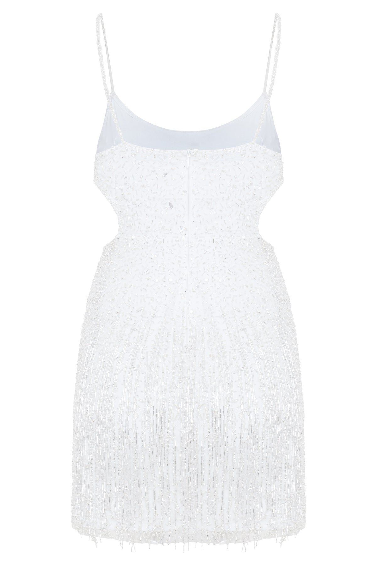 Vestido Curto Bordado Franjas