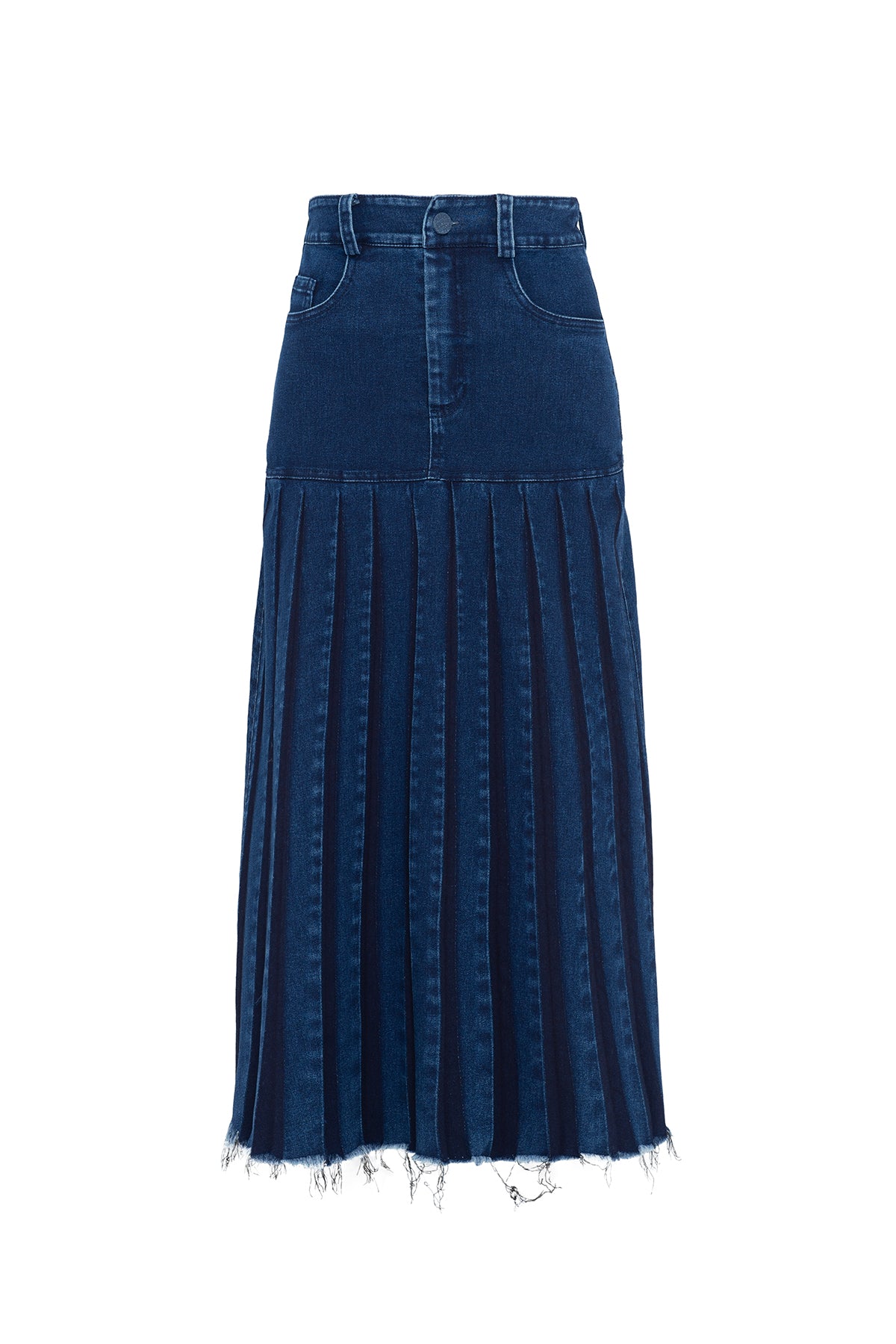 Saia Midi Jeans