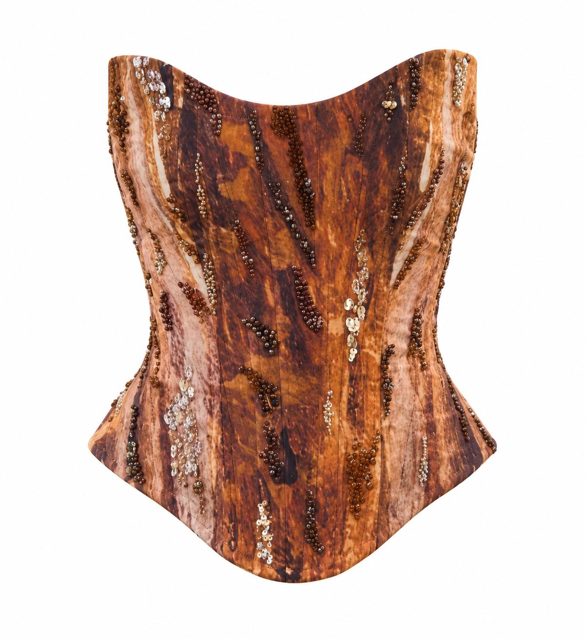 Corselet de Linho Estampado PRE ORDER 20 DIAS