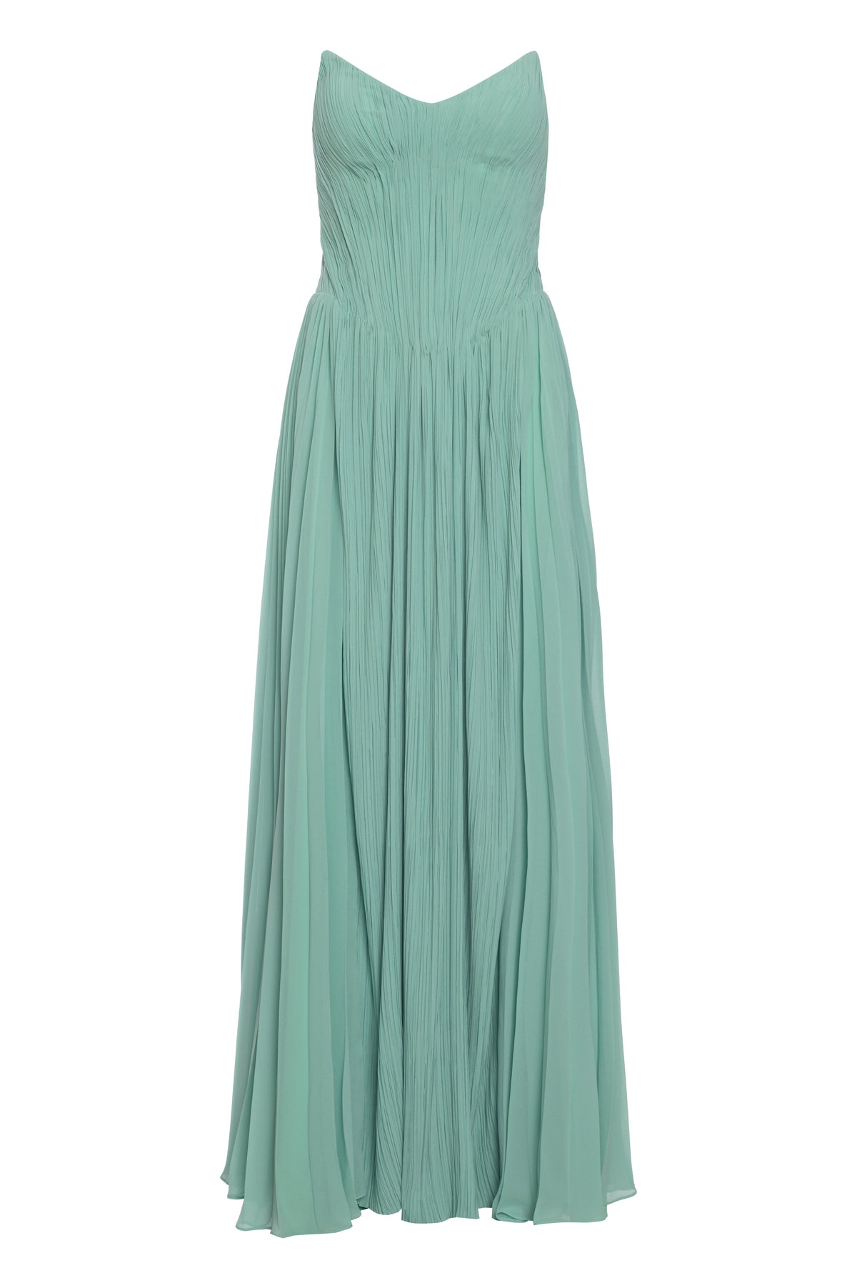 Vestido Longo Sem Alças Drapeado PRE ORDER 20 DIAS