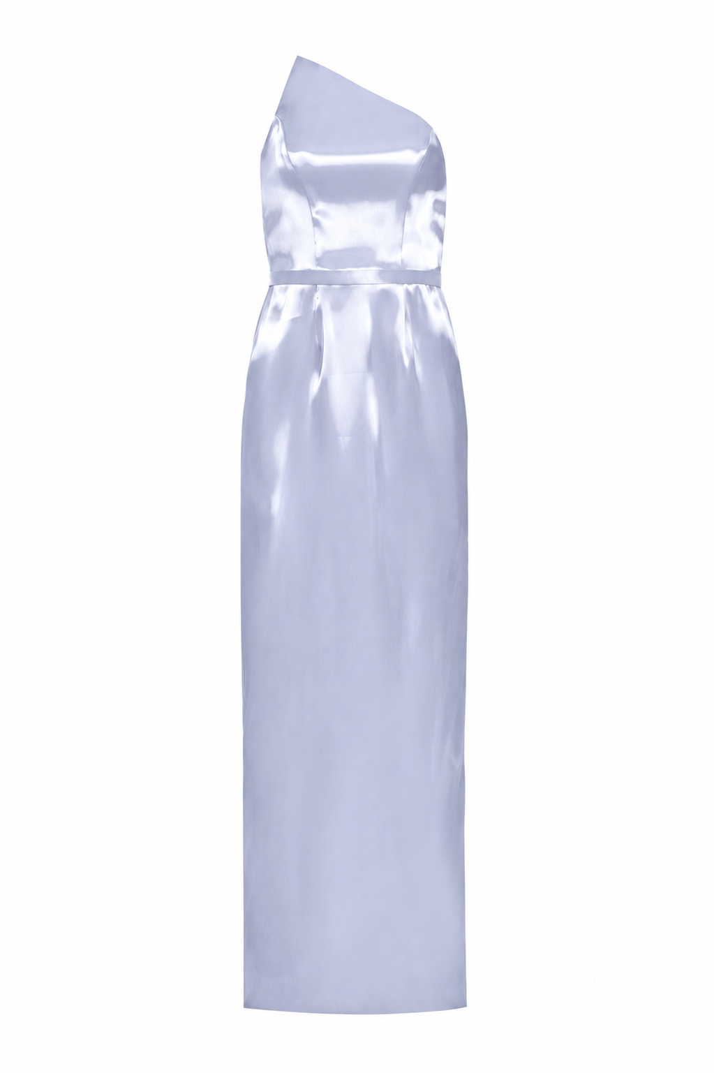 Vestido Longo Liquid Decote Assimétrico