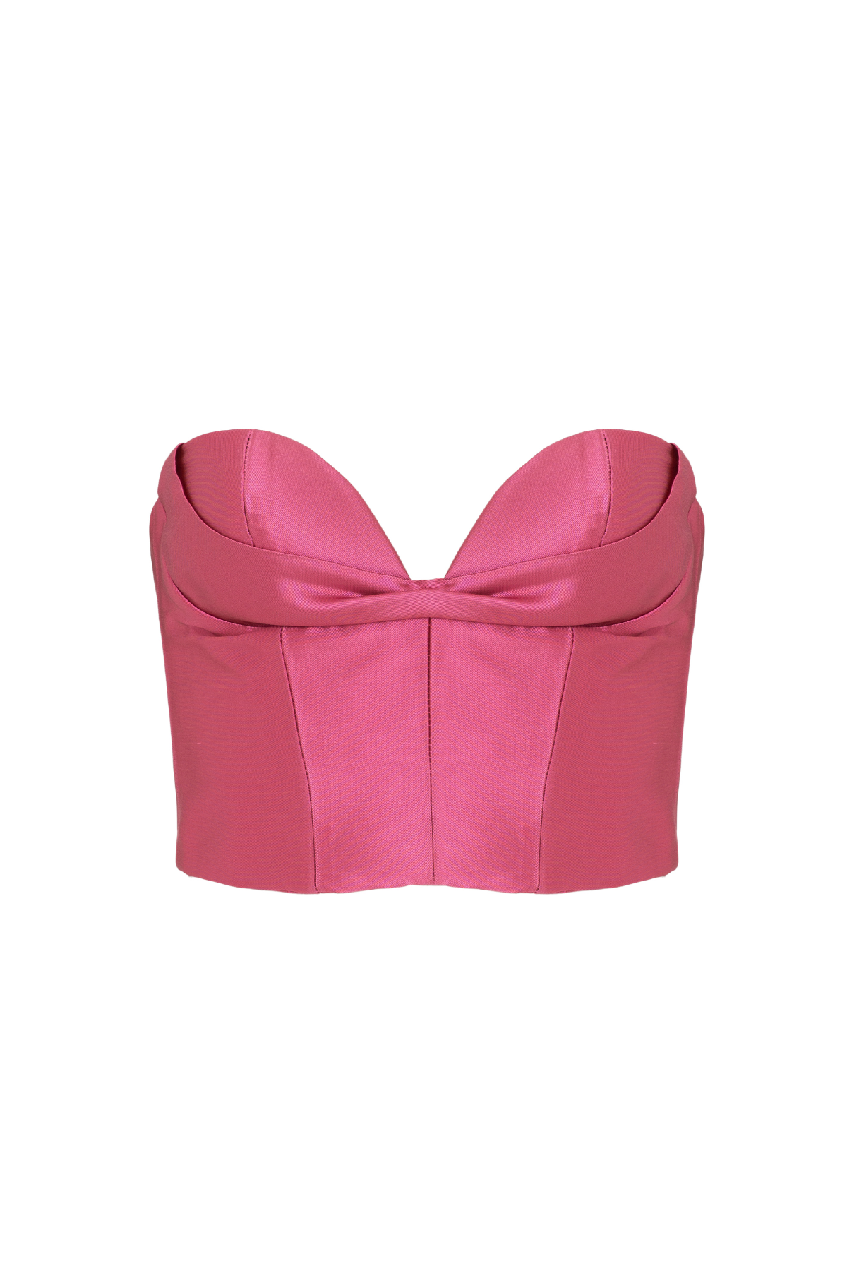 Corselet Drapeado Em Zibeline