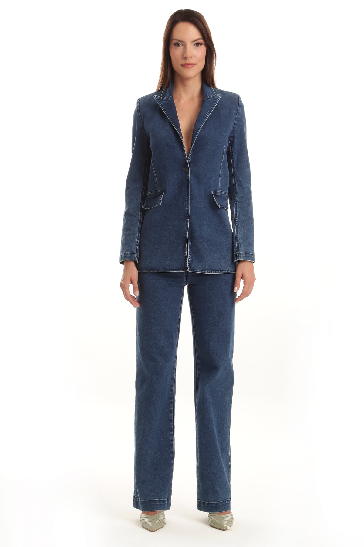 Blazer Moletom Denim