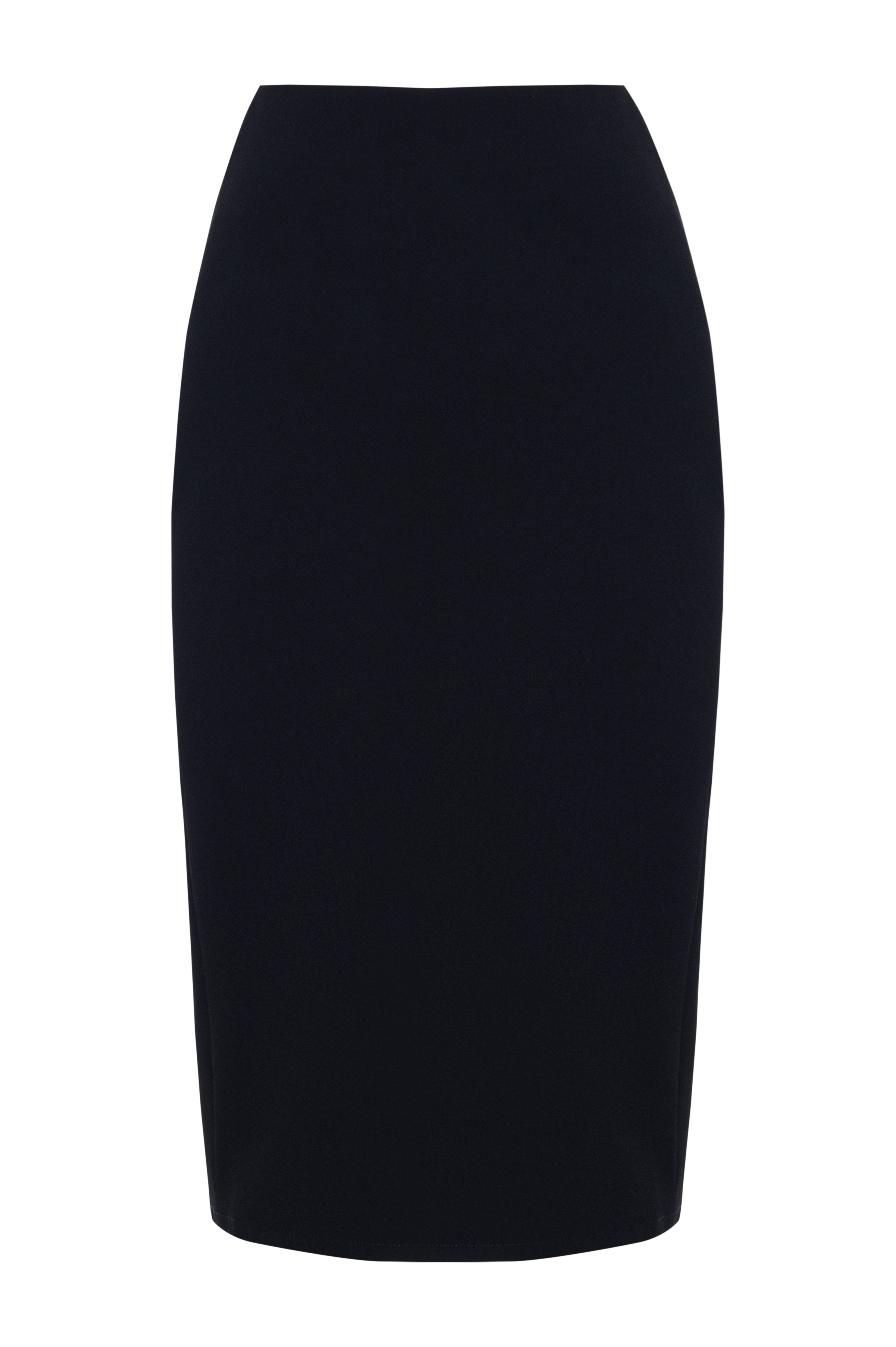 Saia Mídi Lápis de Crepe