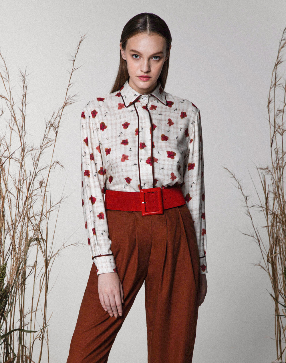Camisa Clássica Marsala