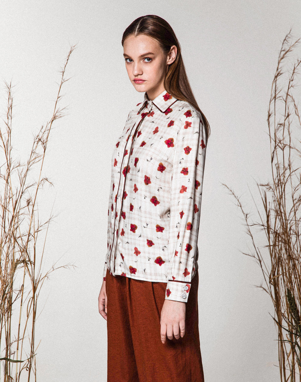 Camisa Clássica Marsala