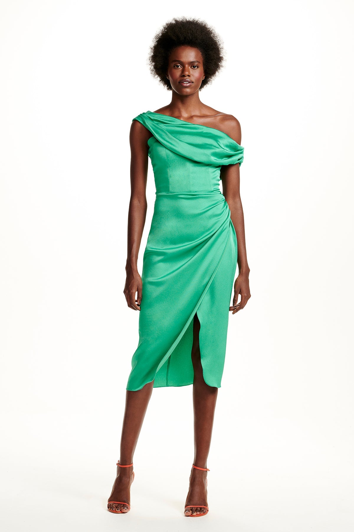 Vestido Midi Tomara Que Caia Drapeado