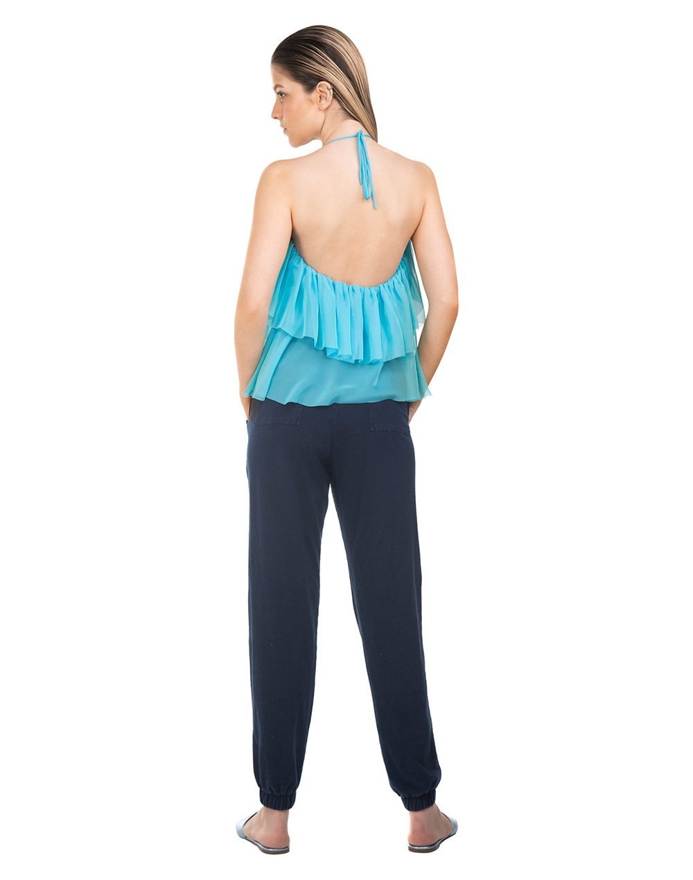 Blusa Frente Única em Musseline